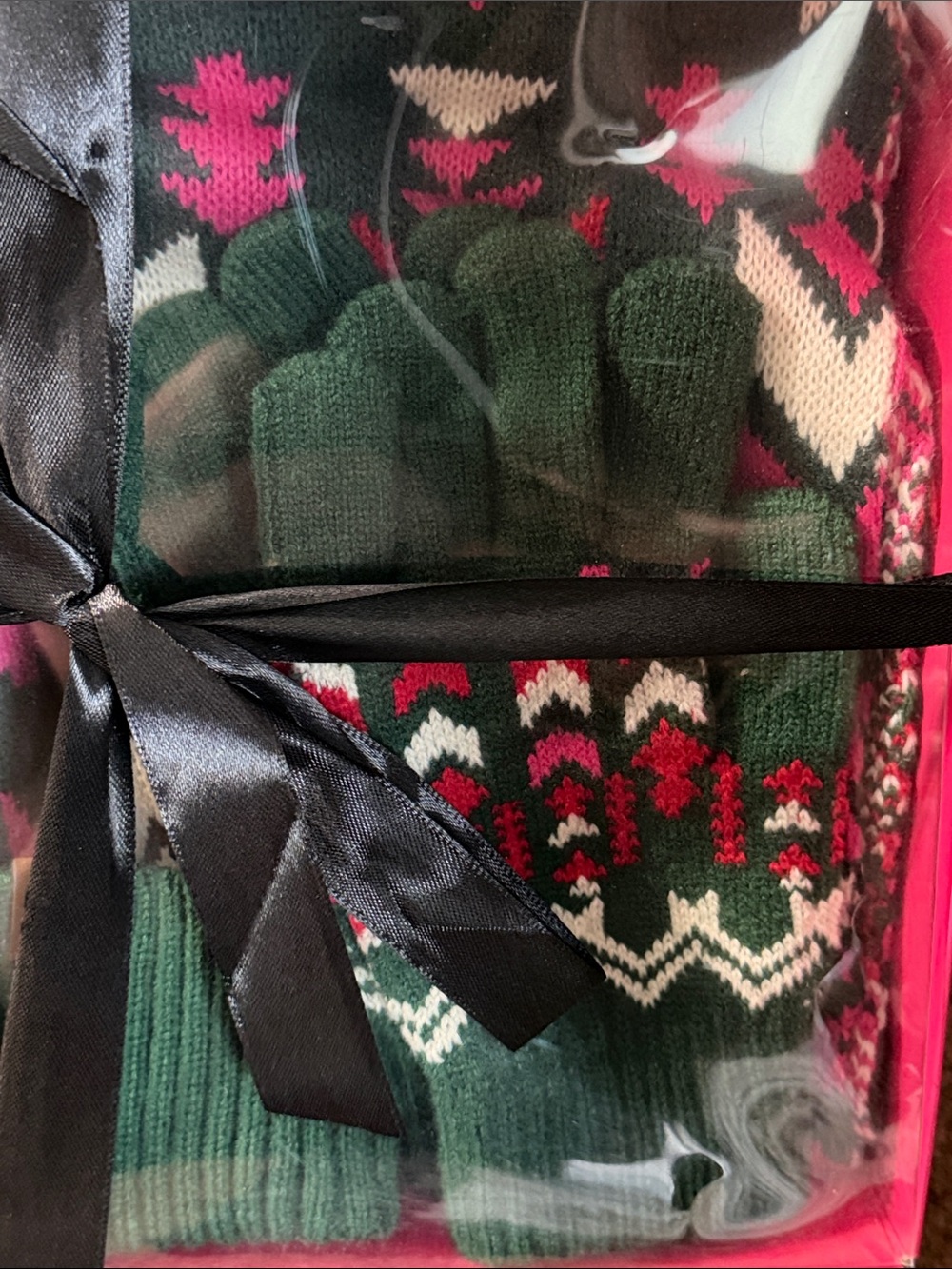 Rock & Roll Denim Aztec Scarf Gift Set - Picture 4 of 10